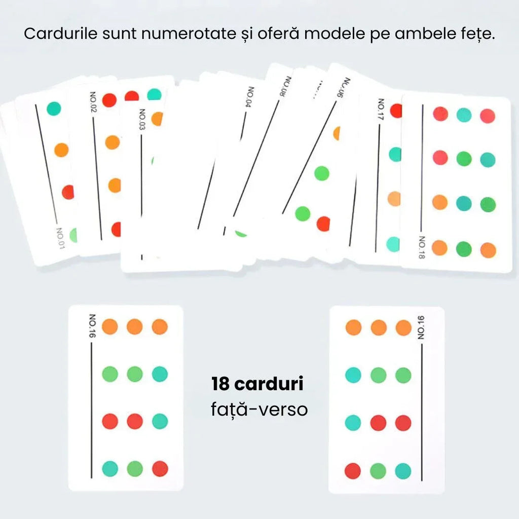 Joc de potrivire a culorilor, 1-2 jucători, 3 ani+