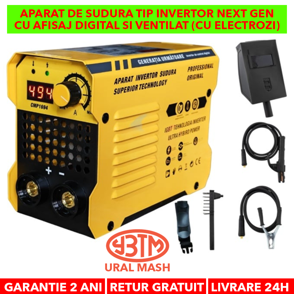 MEGA PACHET: Drujba Profi Tec Super POWER Plus 7.5CP + Aparat de sudura tip Invertor 494A