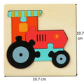 Puzzle din Lemn – Mijloace de Transport